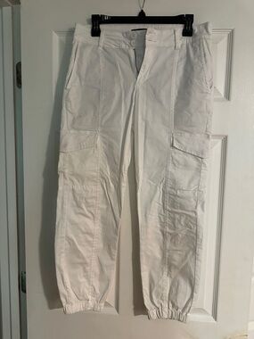 Sanctuary White Cargo Jogger Pants